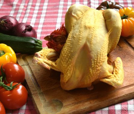 Photo de poulet prêt à cuire