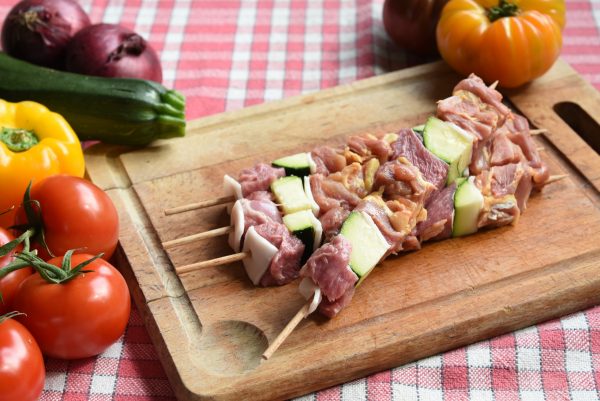 Brochettes de volaille natures par 6 / 0.620 KG