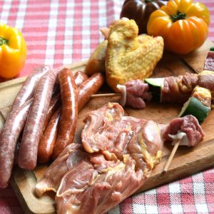 Caissette de grillades de volaille marinées