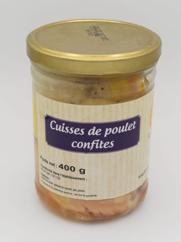 Cuisses de poulet confites / 1.000 KG