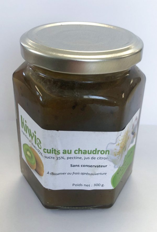 Confiture de kiwi cuite au chaudron / 0.300 KG