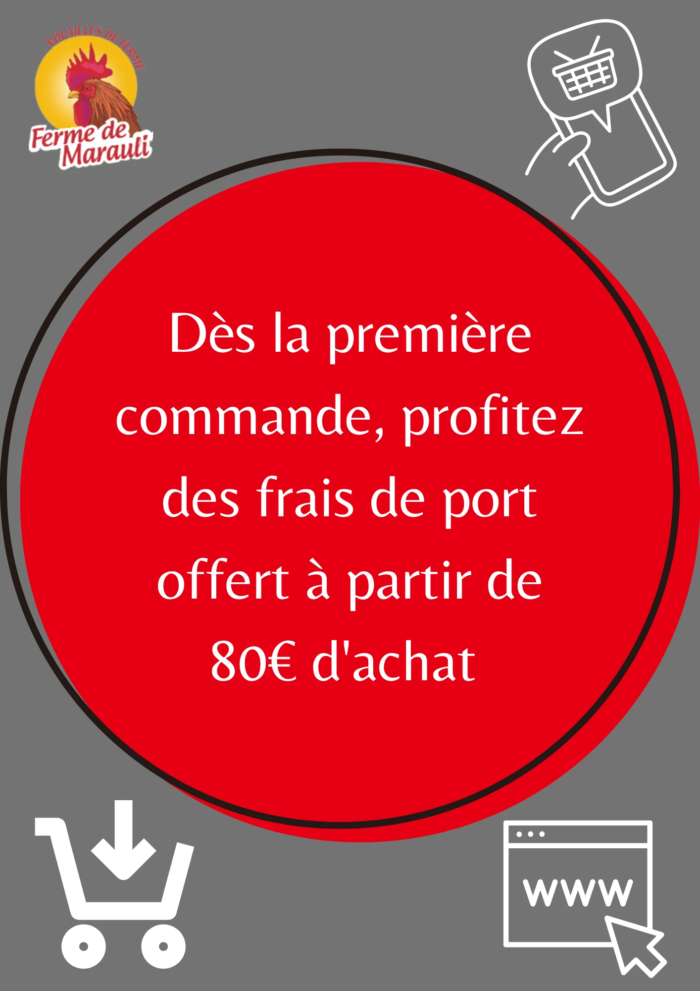 Frais de ports offert