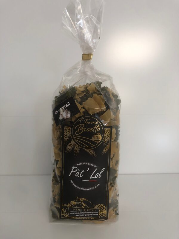 Pâtes Mafaldine à l'ail et persil / 0.300KG