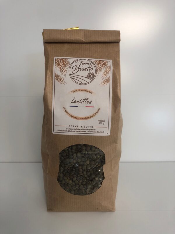 Lentilles vertes / 0.500KG